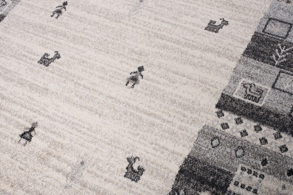 TA Koberec K204A KRÉMOVÉ SARI B1X Rozmer: 140x190 cm