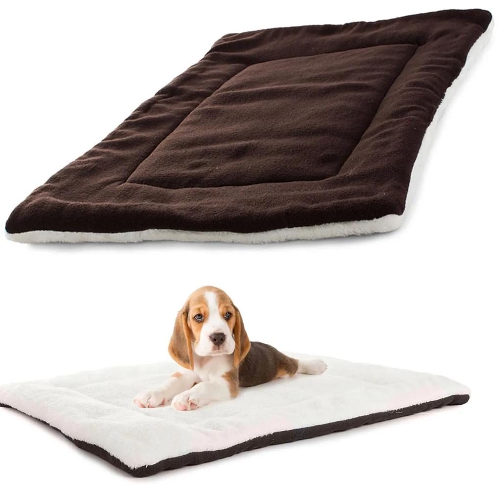 Pelech / matrac pre psa a mačku | 50x35cm tmavo hnedý