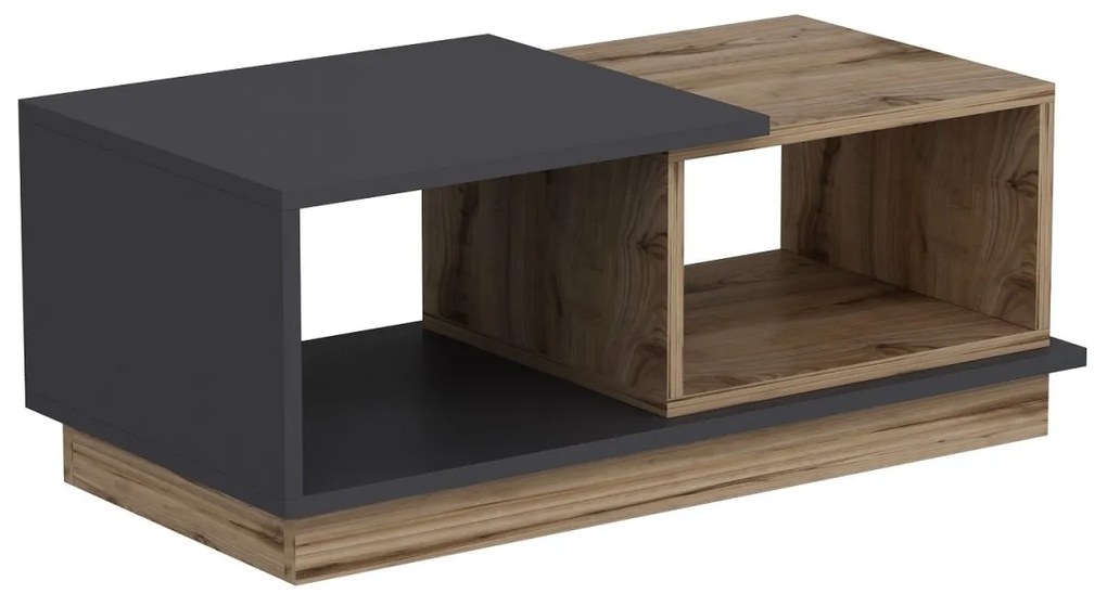 Konferenčný stolík Koncept antracit/dub prírodný