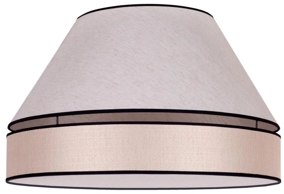 Duolla - Stropné svietidlo AVIGNON 3xE27/15W/230V pr. 60 cm béžová