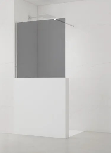 Sprchová zástěna SAT Walk-in 100x100 cm na nižšiu priečku SATWIS100KS