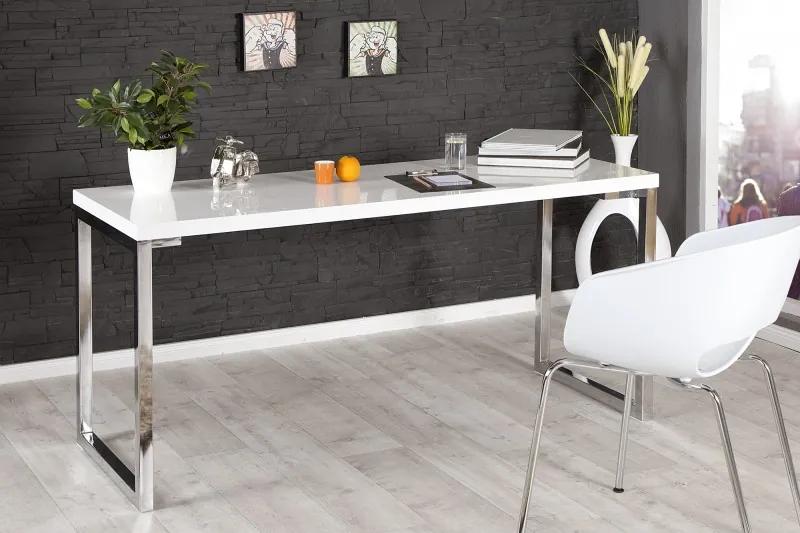 Pracovný stôl White Desk biely 160cm