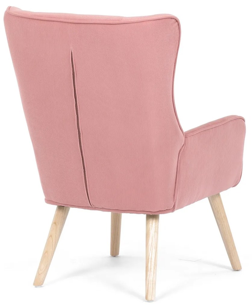 Kreslo s ušami PINK2, ružová