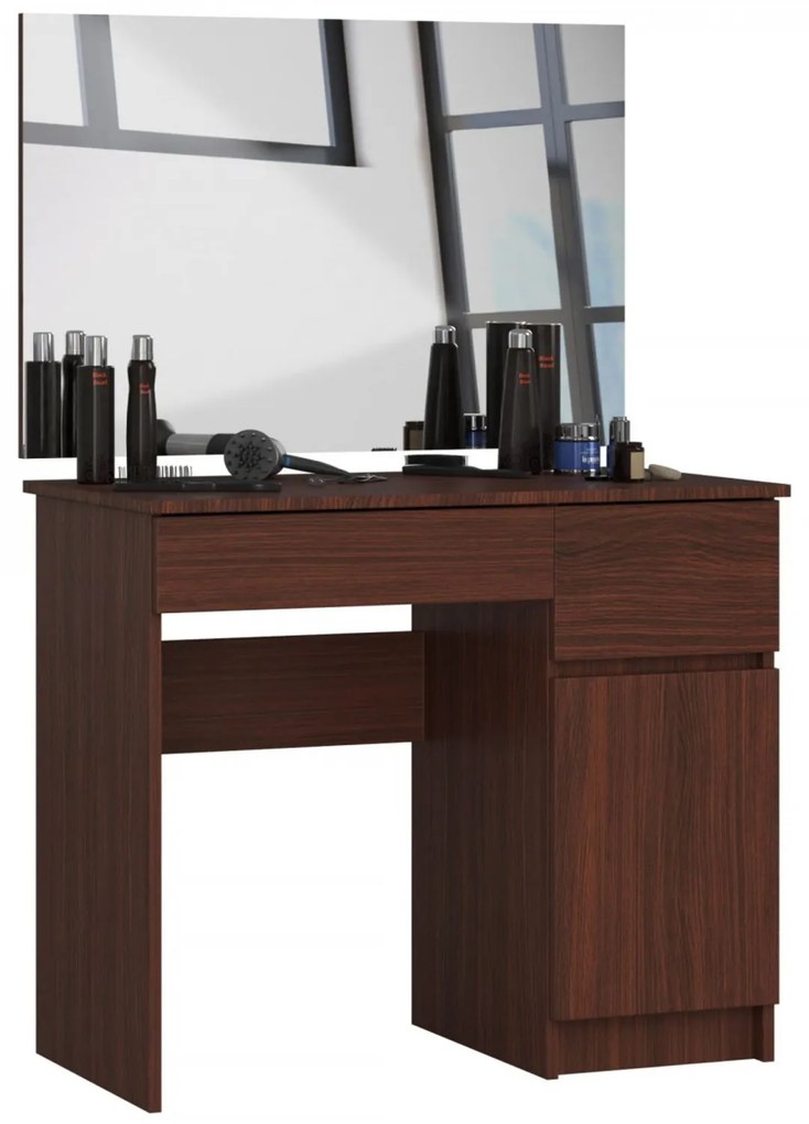 Toaletný stolík P-2/SL 900x600 pravá - wenge