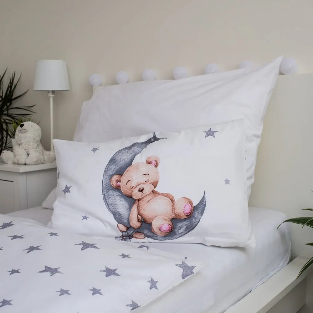 Bavlnené detské obliečky do postieľky 100x135 cm Teddy Bear – Jerry Fabrics