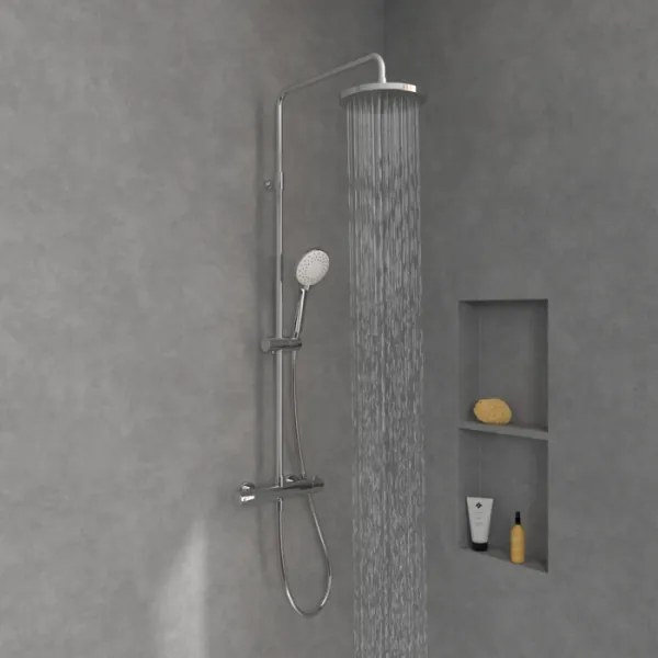 Villeroy & Boch TVS10900200061 - Sprchová súprava s batériou UNIVERSAL, lesklý chróm