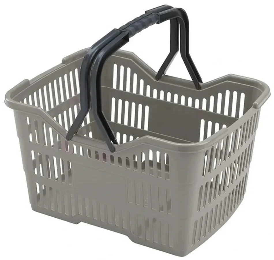 Heidrun Nákupný košík 40 x 30 x 22 cm, 18 l, plast, mix farieb