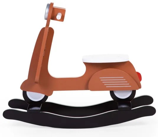 Childhome Hojdací skúter drevený RUST BLACK