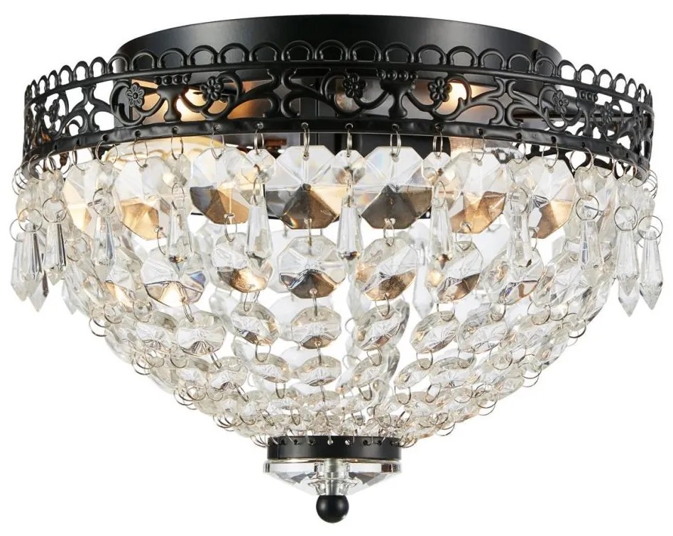 Markslöjd 108424 - Stropné svietidlo JOLINE 2xE14/40W/230V čierna