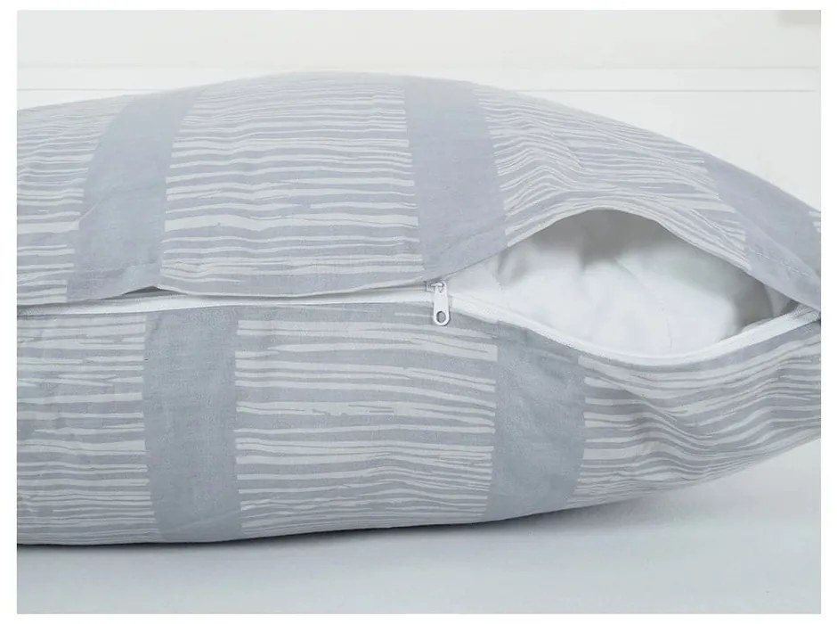 Sivé krepové obliečky na jednolôžko 140x200 cm Honey Comb – B.E.S.