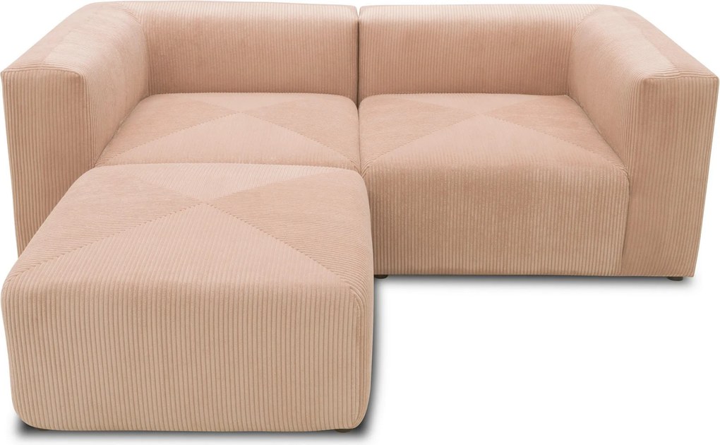 XXXLutz ROHOVÁ SEDAČKA, textil, ružová, ružové zlato MID.YOU - Online Only obývacie izby - 001776018420