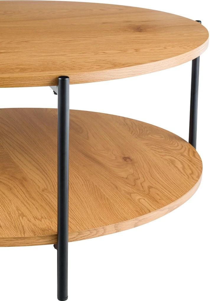 Konferenčný stolík Edduma 80 cm - natura