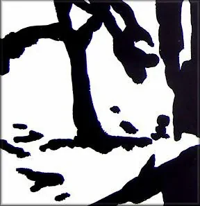 Ručne maľovaný POP Art obraz U2 in Black | rôzne rozmery