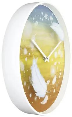 Nástenné hodiny NeXtime Feathers Ø30 cm