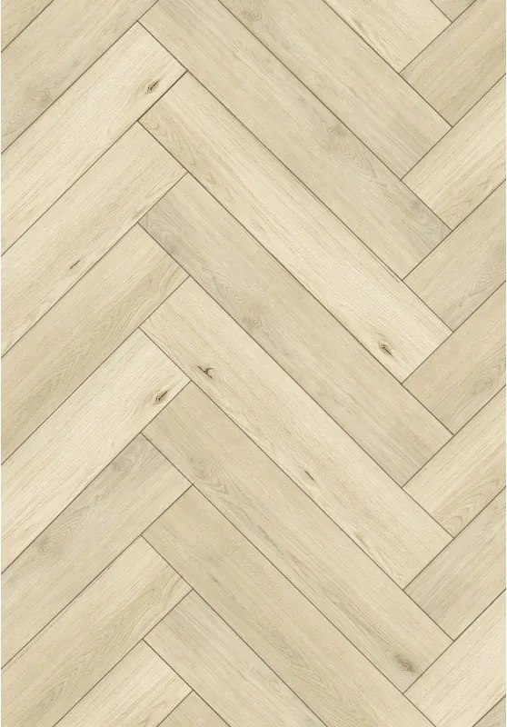 Mexen Calera vzorka vinylových panelov rybia kosť SPC 6,5 mm, podklad IPEX 1,5 mm, 4 V-drážka, Dub - F1168-S