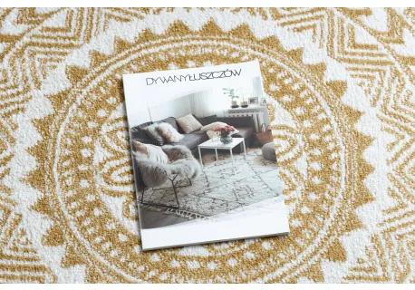 Okrúhly koberec FUN Napkin obrúsok - zlato Veľkosť: kruh 140 cm