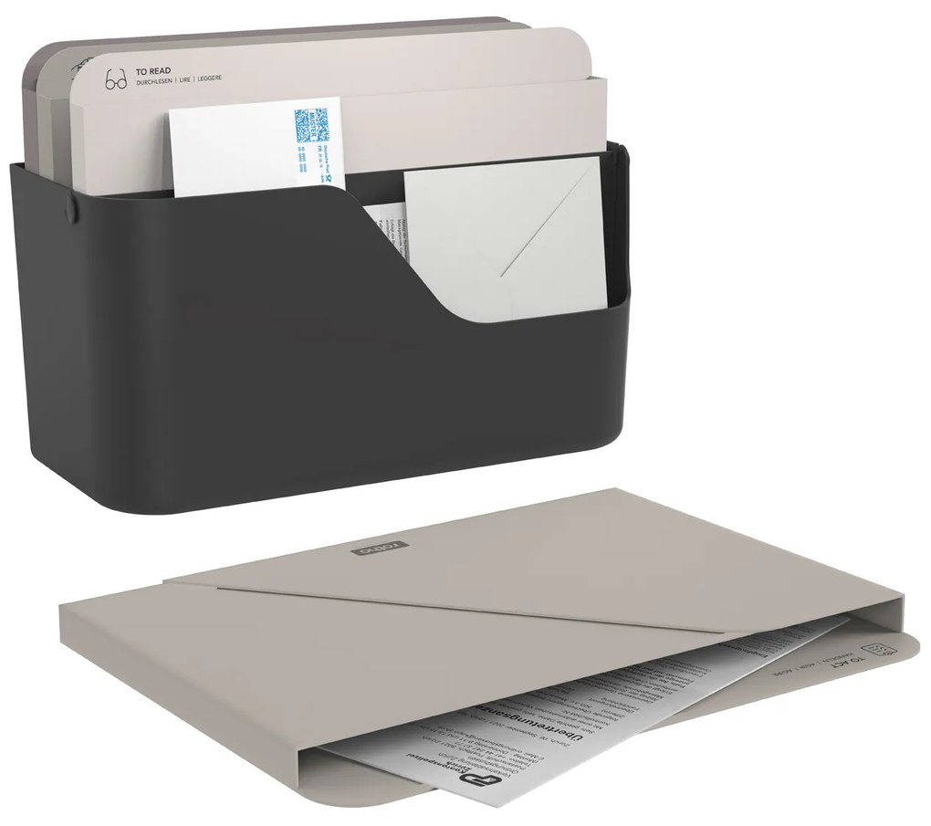 Rotho Organizér na dokumenty a prichádzajúcu poštu, myPAPER ORGANIZÉR – čierny