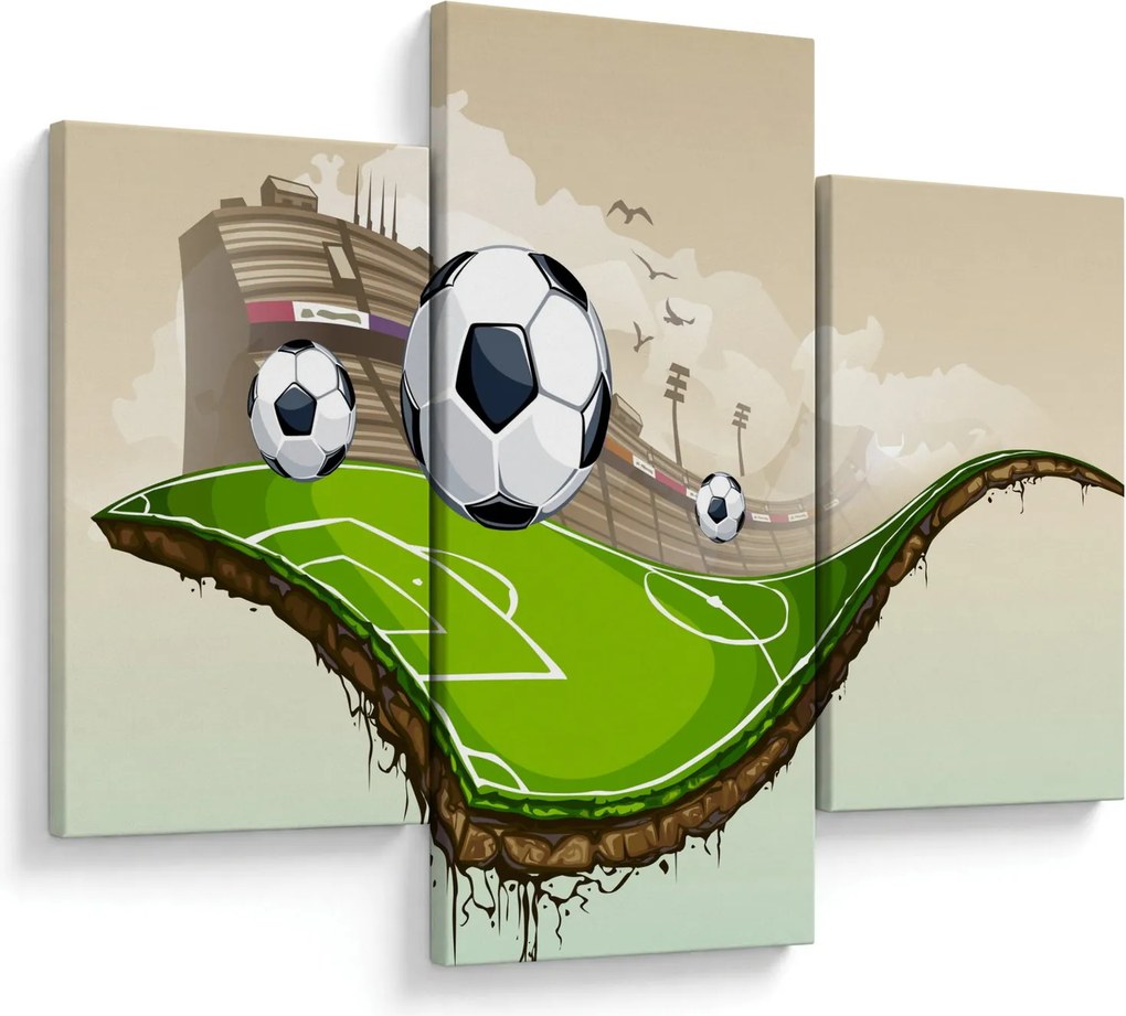 Obraz - Futbalové ihrisko (90x60 cm)