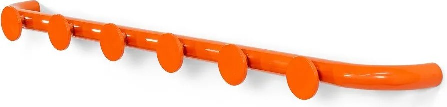 Oranžový kovový nástenný vešiak 75 cm Retro – Spinder Design