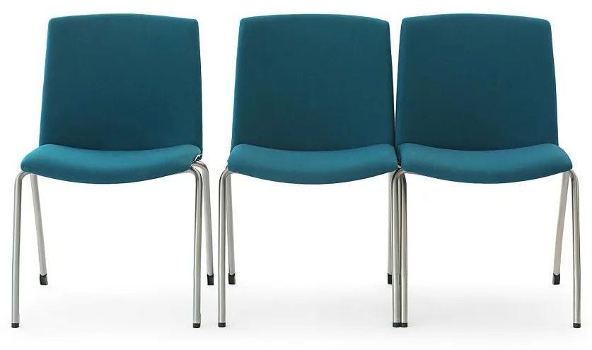 FORMDESIGN Konferenčná stohovateľná stolička CLEVER čalúnenie KLASIK