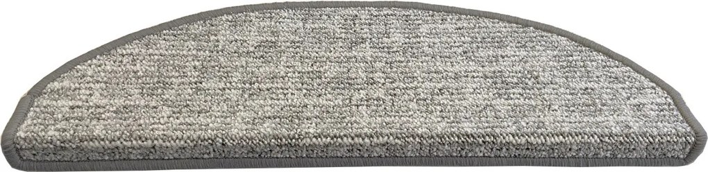 Nášľapy na schody Alassio šedé polkruh, samolepiaci - 24x65 polkruh (rozmer vrátane ohybu) Vopi