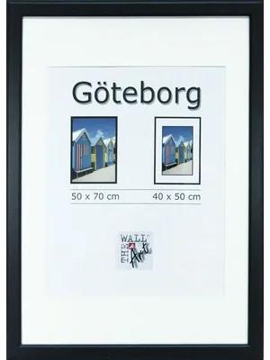 Drevený fotorámik Göteborg čierny 50x70 cm