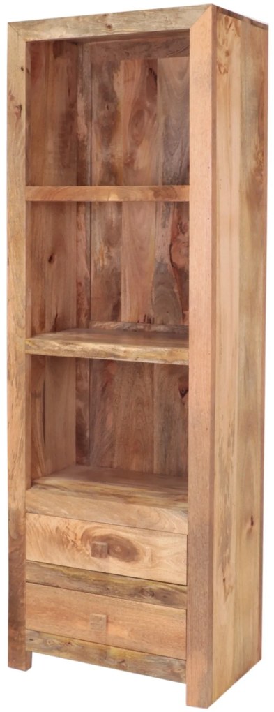 furniture-nabytek.cz - Knižnica masív z dreva mango 60x180x35