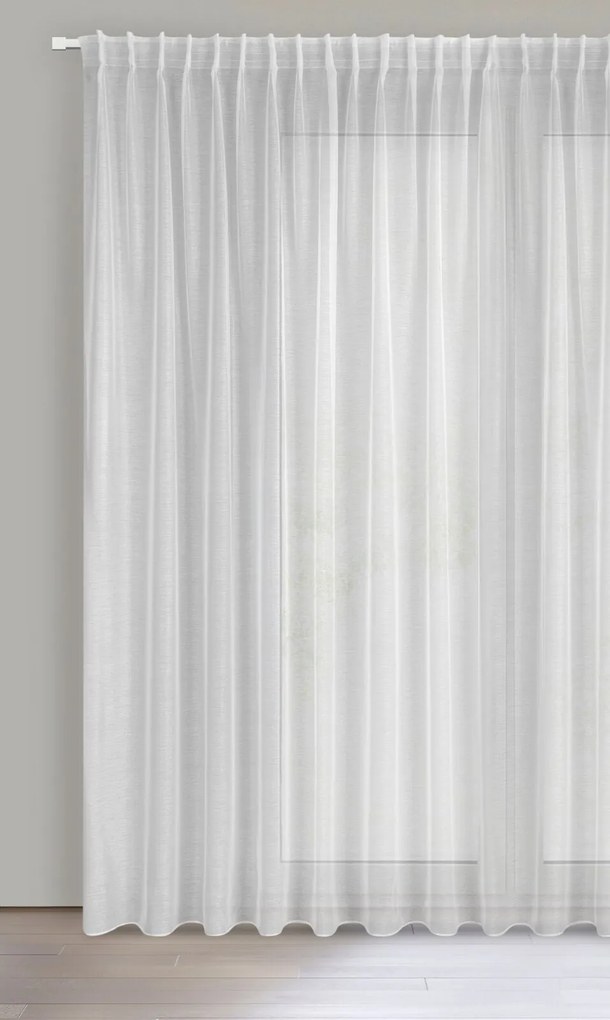 ZÁCLONA NA PÁSKE BELISSA 300X300 CM BIELA