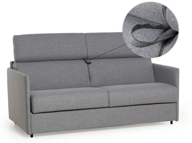 Pohovka na každodenné spanie TAVOLA MINI rozkladacia, modrá (penelope 27)