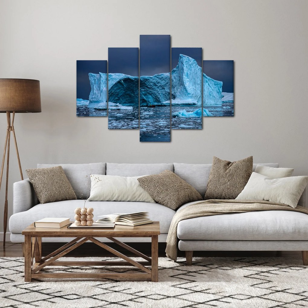 Obraz - Ľadová jaskyňa (150x105 cm)