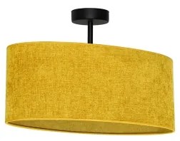 Duolla - Prisadený luster OVAL 1xE27/15W/230V hnedá