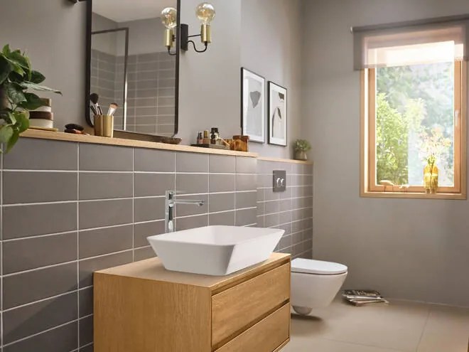 Hansgrohe Rebris E, vysoká páková batéria 240 CoolStart pre umývadlovú misu bez odtokovej súpravy, chrómová, HAN-72583000