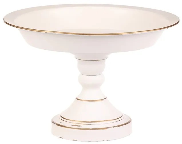 Autronic BONTEC Misa kovová - na stojane, 20 cm, aranžovacia, biela Farba: Biela