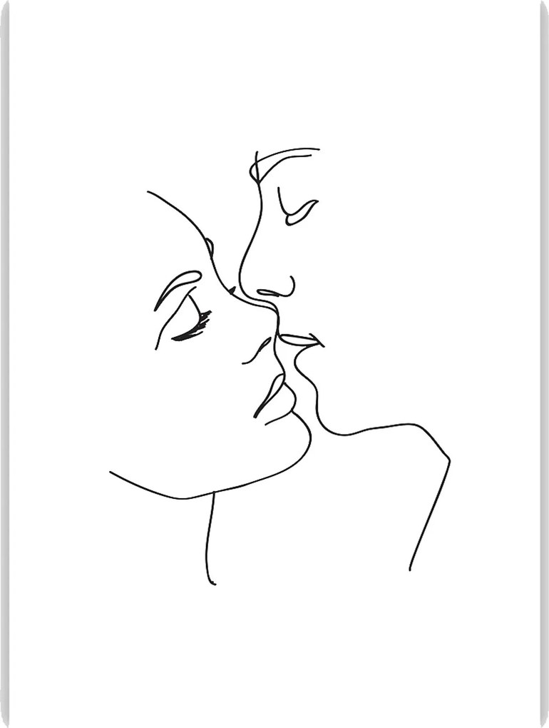 Plagát Kiss Line