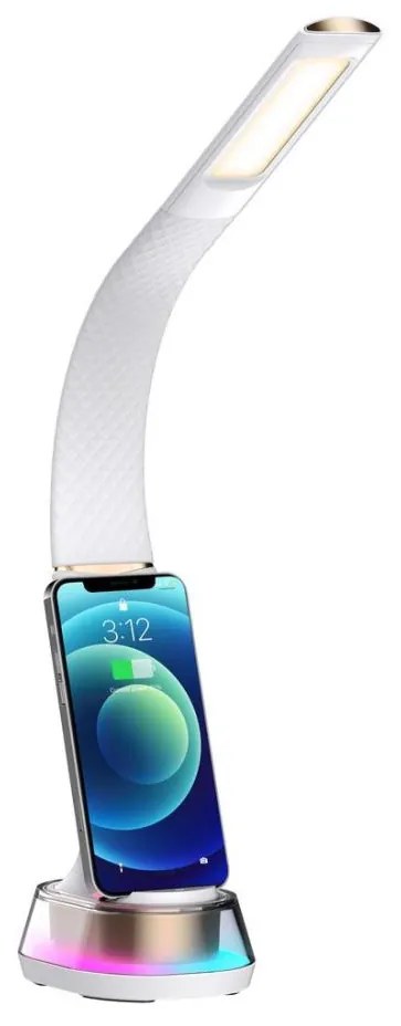 Immax 08974L - LED RGB Stmievateľná stolná lampa CORELLA LED/7W/12/230V biela