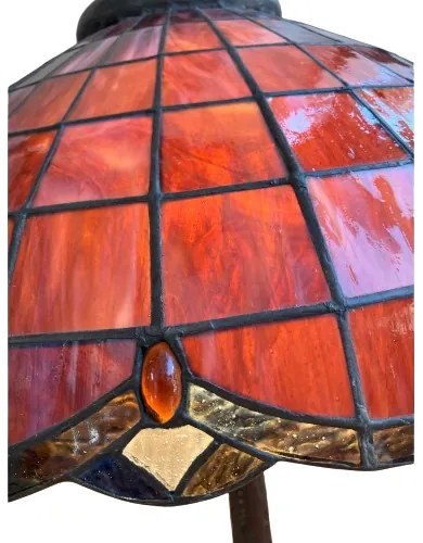 Lampa do obývačky Tiffany Alloy kolekcia RUBY intim Ø51*72