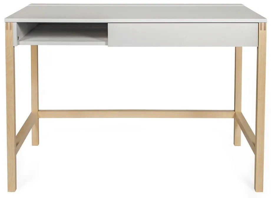 Pracovný stôl so sivou doskou Woodman NorthGate