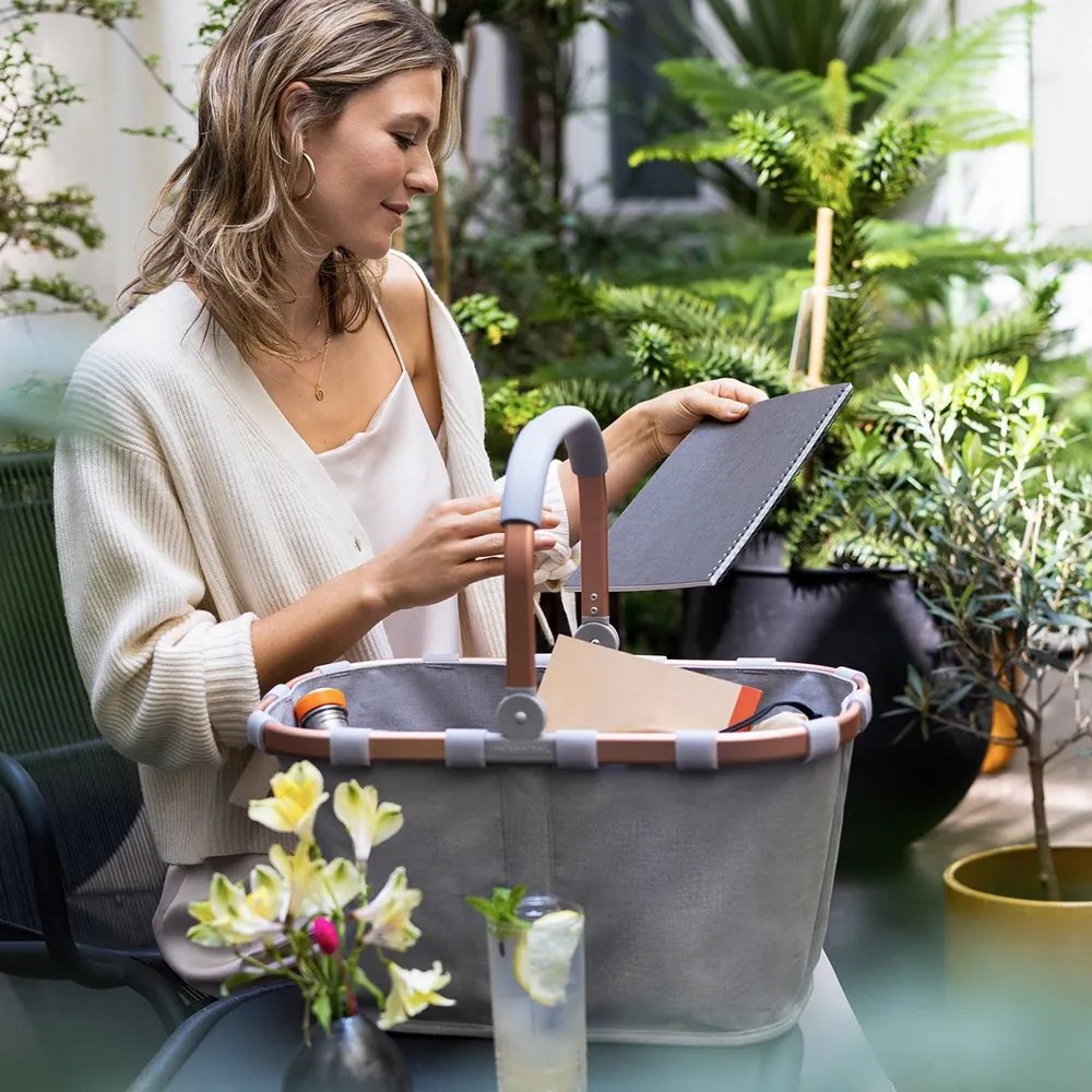 Reisenthel Nákupný košík Carrybag frame twist sky rose