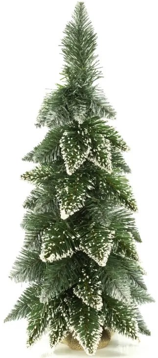 Vianočný stromček Borovica diamantová so striebornými trblietkami 55 cm
