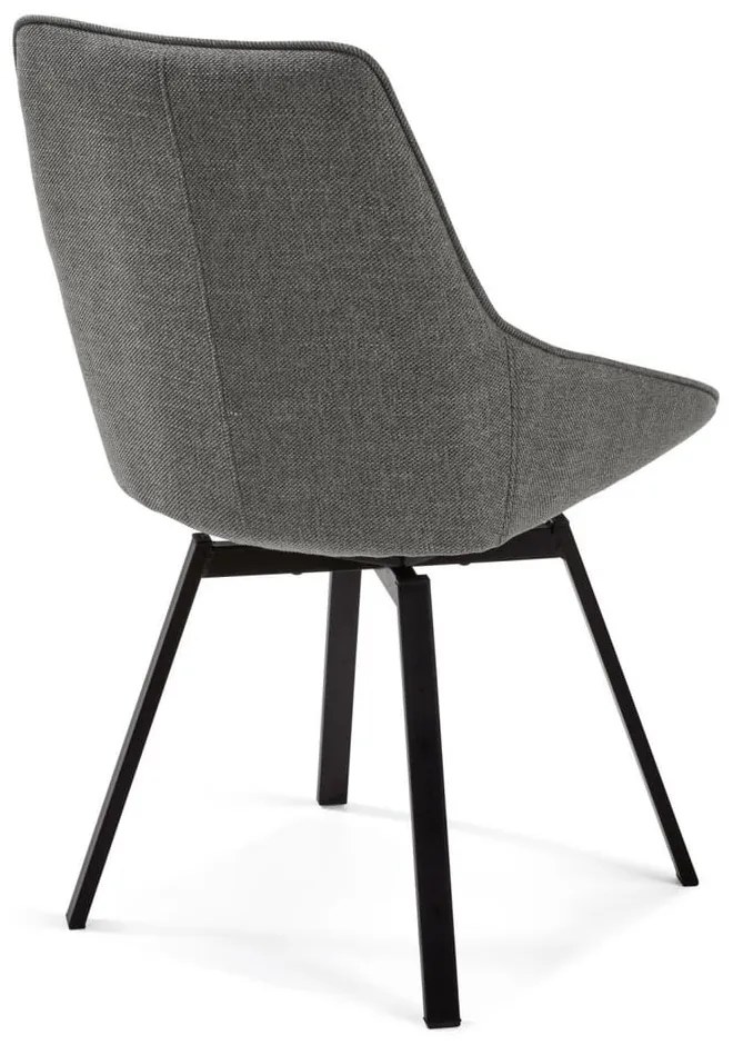 Tmavosivá jedálenská stolička Jenna – Kave Home