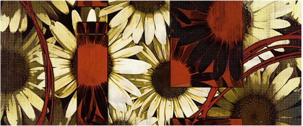 Obraz kvetov (120x50 cm)
