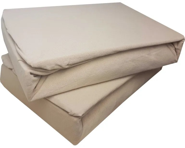Plachta posteľná oriešková superstretch EMI, Plachta 90x200