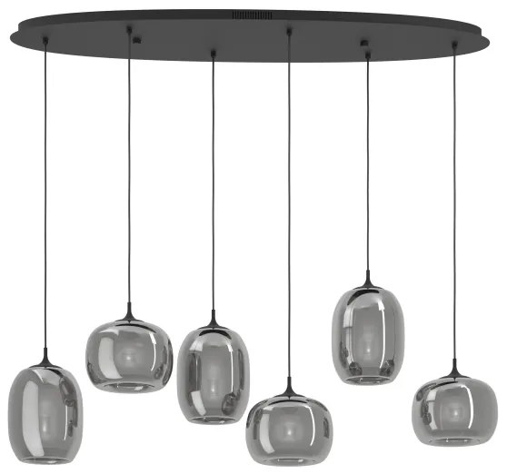 Eglo 390415 - LED Stmievateľný luster na lanku LARVA 6xLED/3,7W/230V 2700-6500K+DO