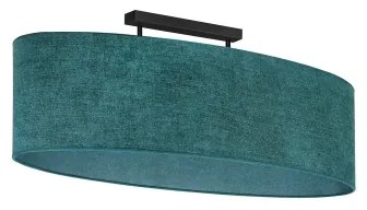 Duolla - Prisadený luster OVAL 2xE27/15W/230V zelená