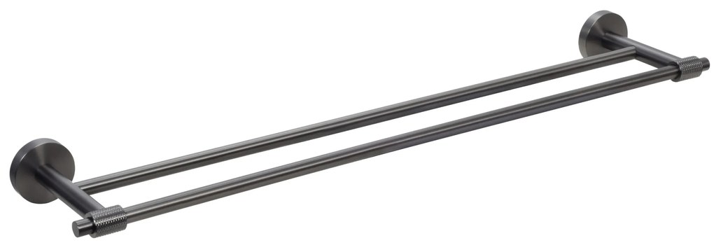 BISK Erga Skala, 2-ramenný držiak na uteráky 600mm, grafitová, ERG-08391