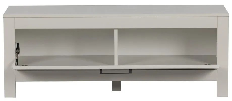 Svetlosivý TV stolík z borovicového dreva 120x45x40 cm Bonk – WOOOD