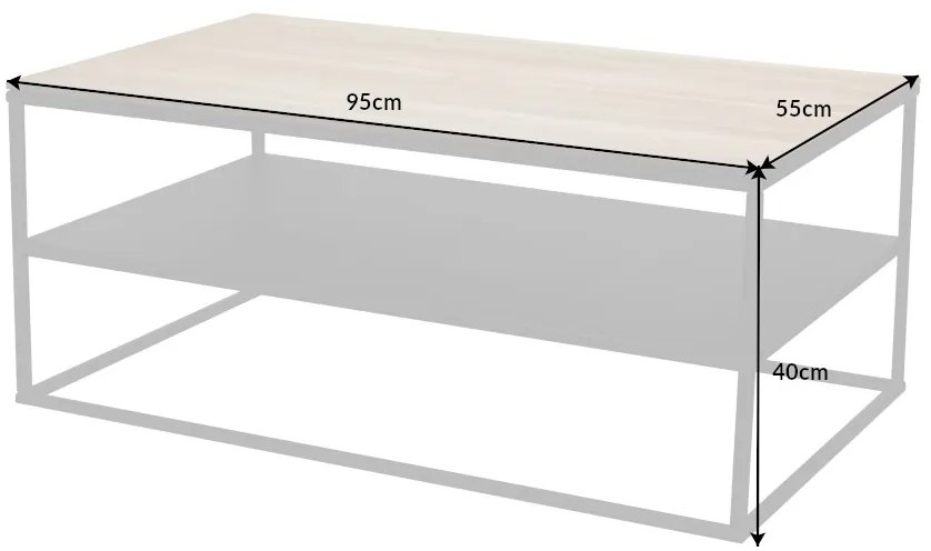 Konferenčný stolík Apartmán 95cm dub