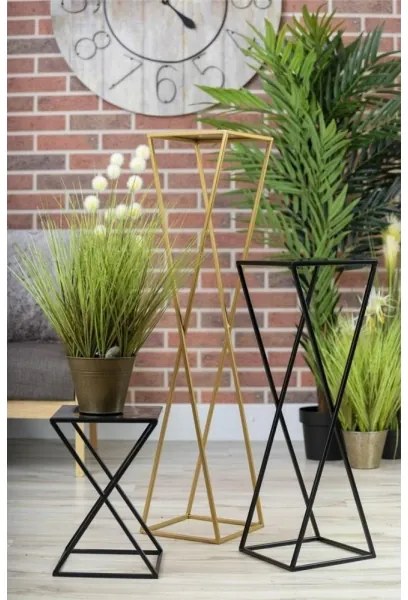 Stojan na kvety 100x24 zlatá