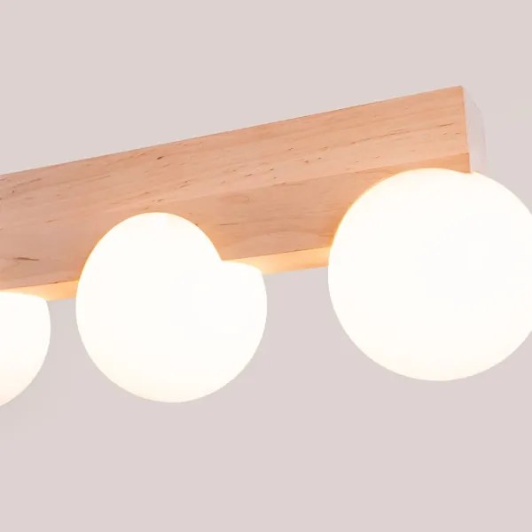 Sollux SL.1685 - Stropné svietidlo BULBO 4xG9/8W/230V buk/biela