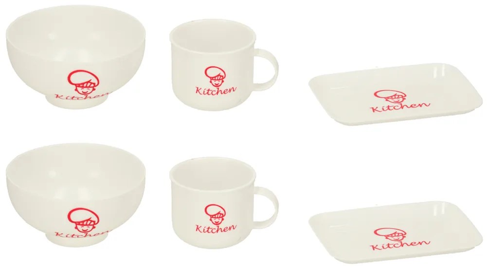 KIK Detská kuchynská súprava 35 ks – hračkové kuchynské doplnky, vzdelávacia hra pre deti 3+